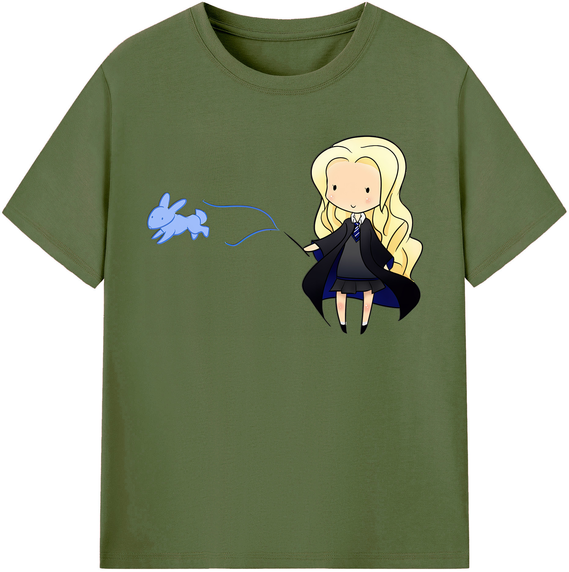 （画像用） Harry Potter ハリー・ポッターシリーズ 綿100％半袖Tシャツ（フロントプリント）